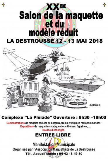 Affiche du salon 2018la destrousse