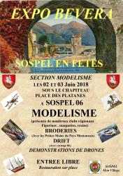 Affiche expo modelisme sospel 2018